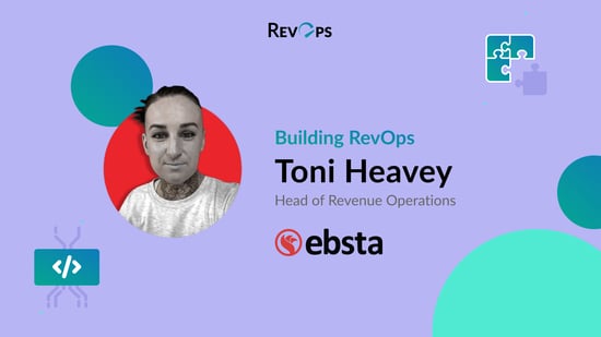 Building RevOps With Toni Heavey, Head of Revenue Operations at Ebsta